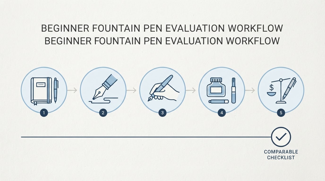 Workflow diagram for lamy safari review.