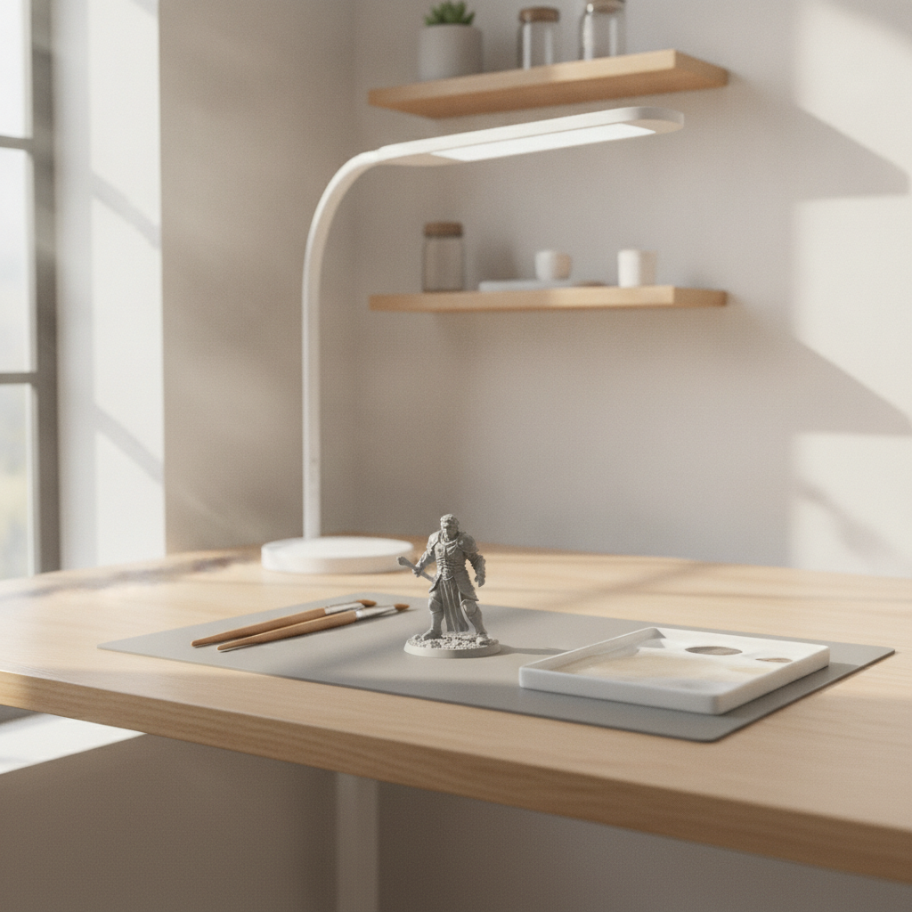 Hands-on hobby workspace with starter tools